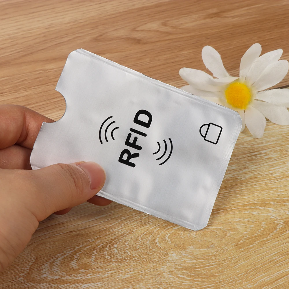 

2/5/10PCS Aluminium Bank Card Safety Cover Pouch ID Credit Card Holder Protector Smart Reader Anti Theft for RFID Blocking Case