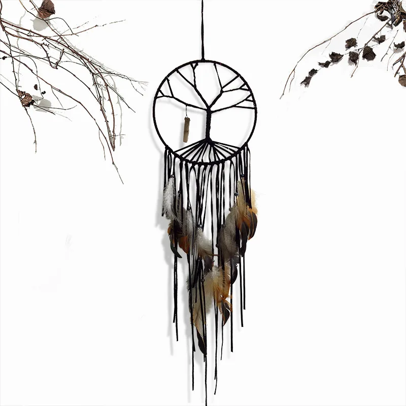 New Fashion Gift India Tree of Life Dreamcatcher Wind Chimes Hanging Pendant Dream Catcher Regalo BMW075