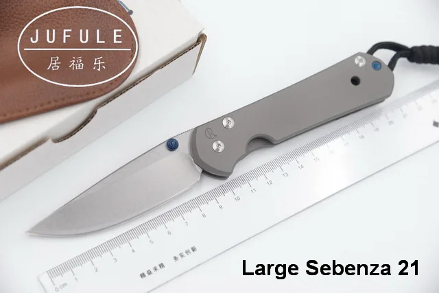 JUFULE OEM большой Sebenza 21 CPM S35vn TC4 титановая ручка Складной Тактический Карманный Походный охотничий Открытый EDC инструмент кухонный нож