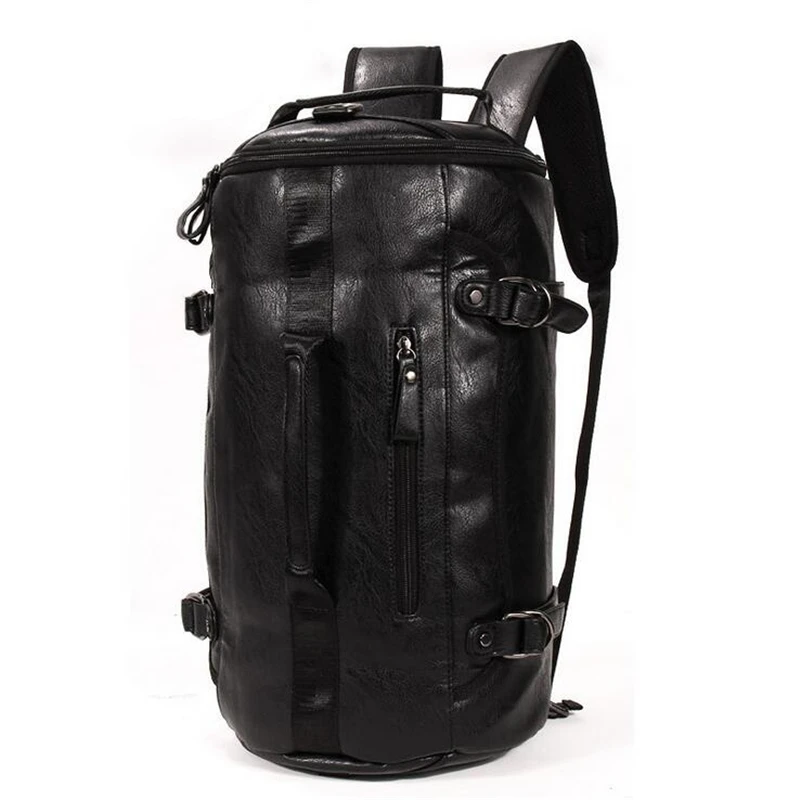 Sport Bag Gym Bag Fitness 3 Functions Backpack Shoulder Bags Handbag Soft PU Leather Waterproof Men Travel Duffel Package Tote Sport Bag Gym Bag Fitness 3 Functions Backpack Shoulder Bags Handbag Soft PU Leather Waterproof Men Travel Duffel Package Tote