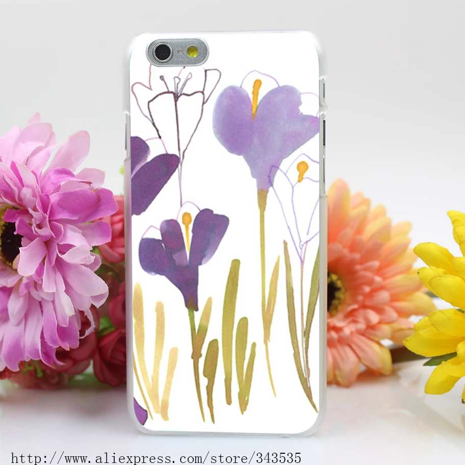 336OP IRIS_GARDEN Жесткий Прозрачный Чехол для iPhone 4 5c 4S 5 5S SE 6 s и Плюс|case for iphone|case iphone 4case plus