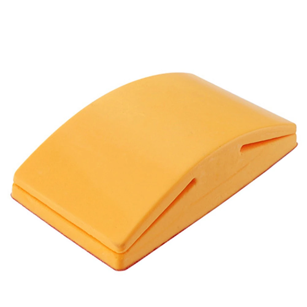 Rubber Backing Polishing Hand Hook And Loop Abrasive Tool Pad Sandpaper Holder Accessories Sanding Block Grinding Flexible