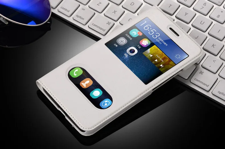 Leather Case For Huawei Honor 4C Pro Flip back Cover For Huawei 4C Pro Honor TIT-L01 Protective Phone Bag Cases Fundas Window