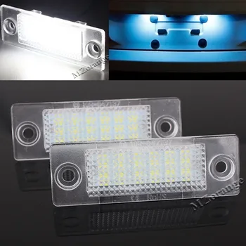 

Car Vehicle 18 LED Number License Plate Light Lamp For Volkswagen For Touran 1T Caddy MK3 For Golf Plus 1K Superb MK1