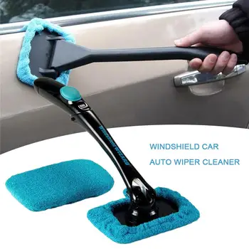 

10.95x8.25cm Car Windshield Cleaner Brush Auto Window Glass Cleaning Brush Tools With Long Handle Car Washer Brush