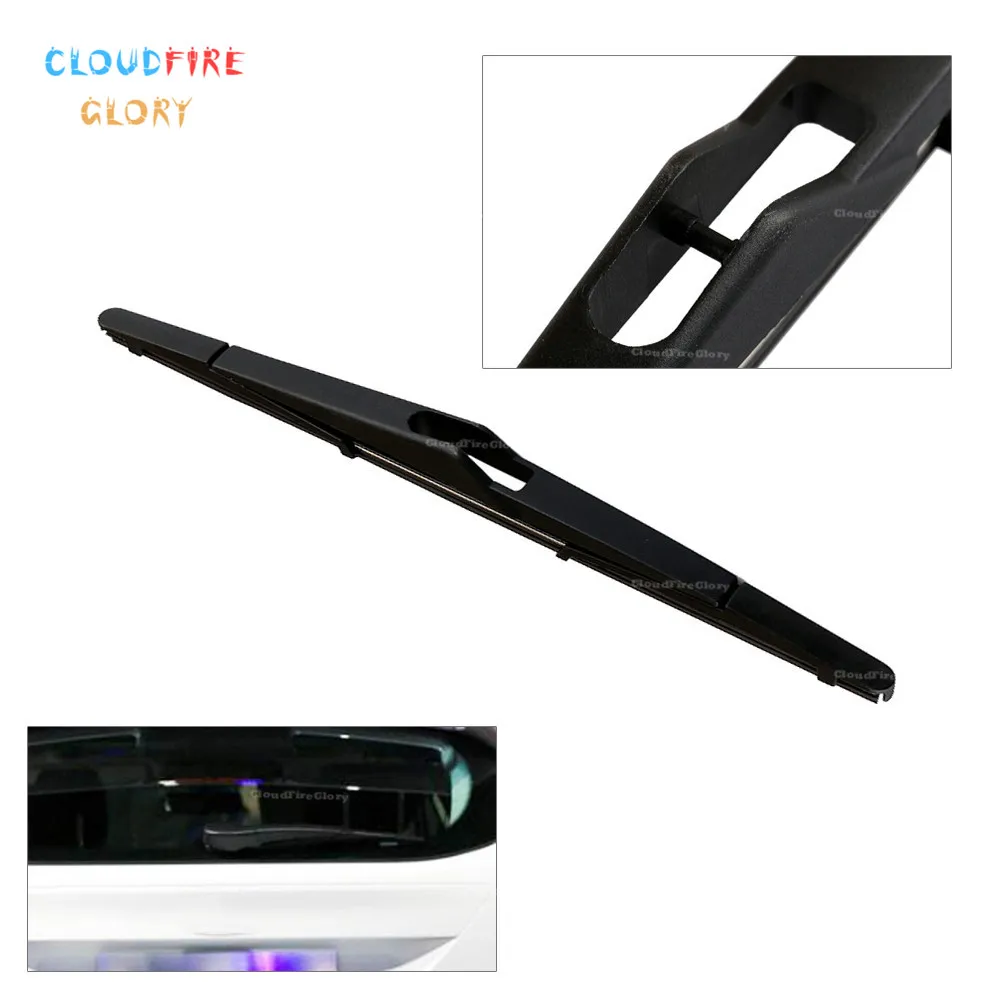 CloudFireGlory Black Rubber 12" 320mm New Rear Rain Window Windshield