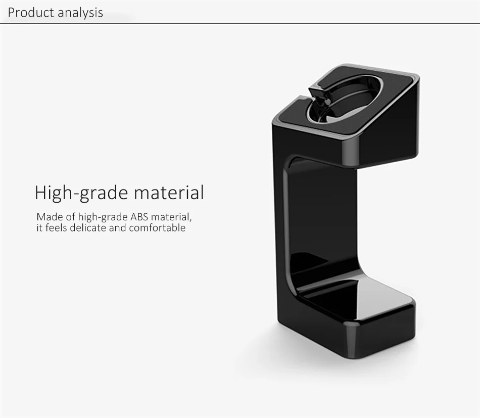 !ACCEZZ ABS 2 in 1 Stand Holder For Apple i Watch Bracket Charging Cradle Stand Universal Charger Dock For Smart Watch Bracelet (3)