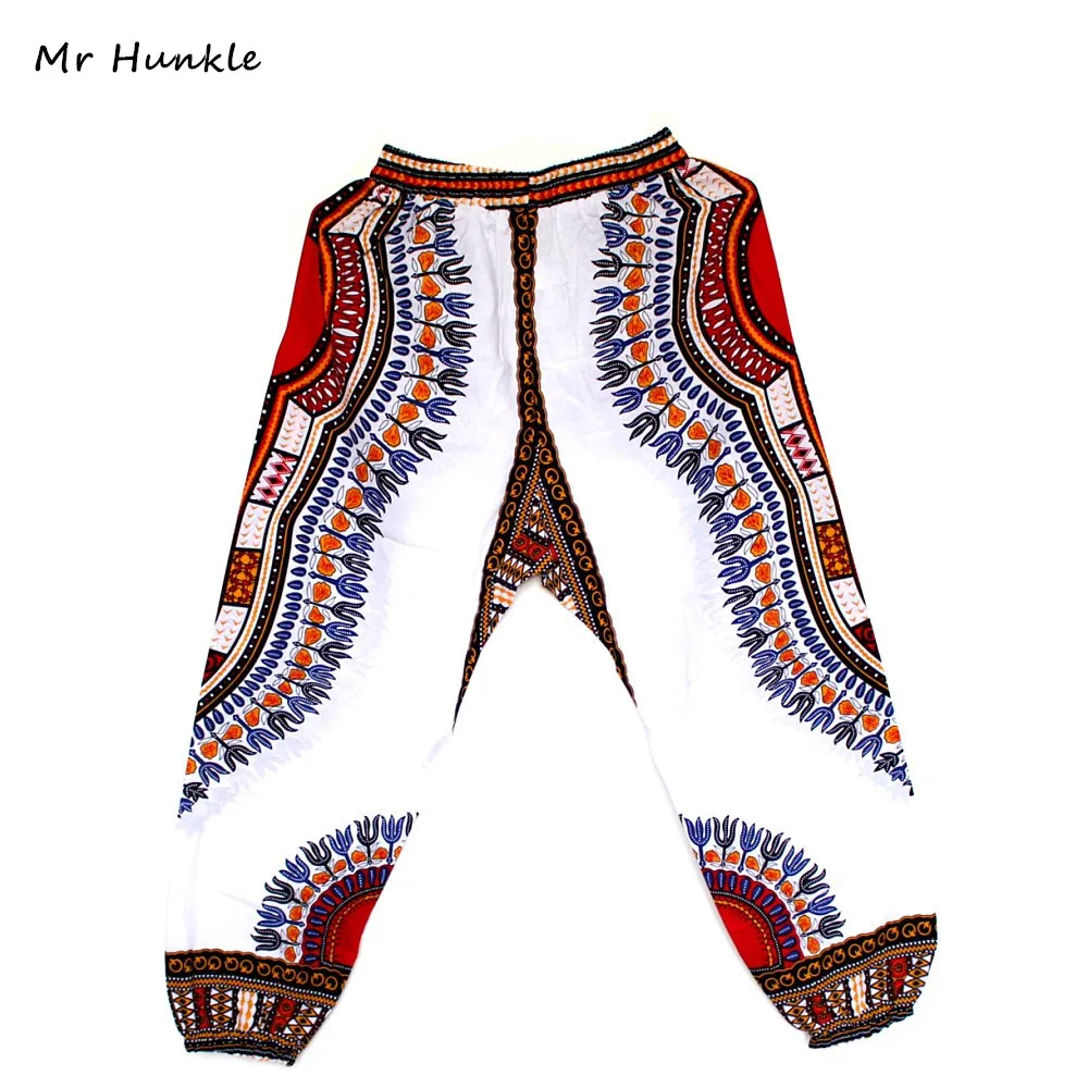 

Новинка 2017 г., модный дизайн Mr Hunkle, Африканский Традиционный принт, 100% хлопок, небесно-голубые брюки Дашики унисекс