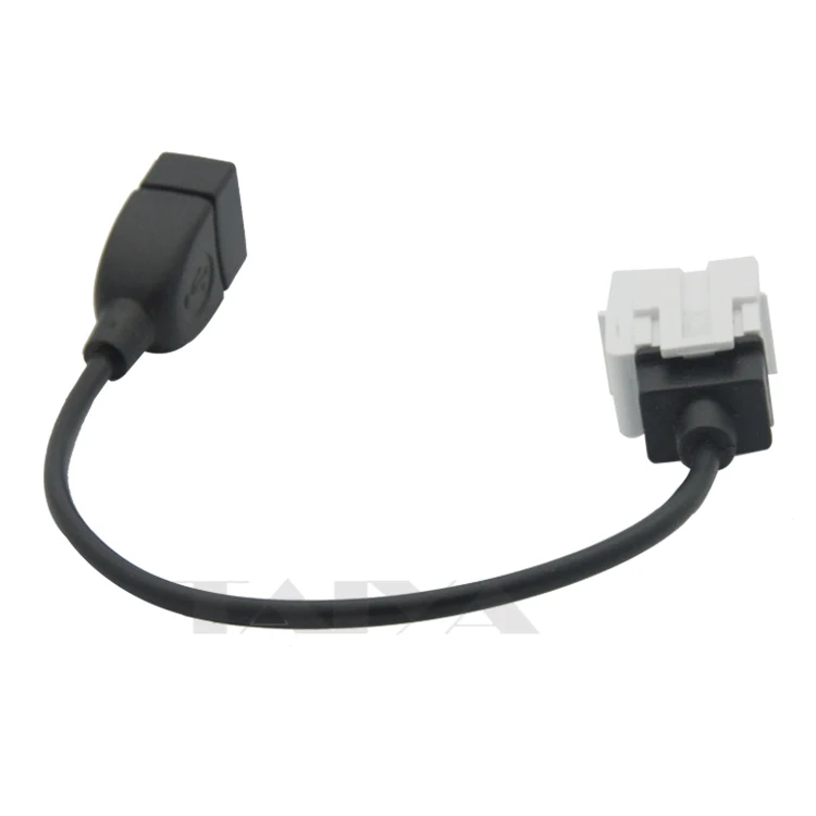 Keystone USB женский с коротким кабелем
