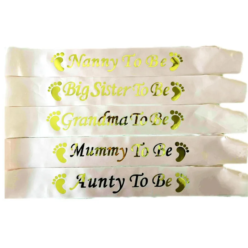 Party Shoulder Strap Pink Grand Baby Shower Mummy To Be Nanny To Be Etiquette Belt Baby Shower Party Supplies Birth qq062 (4)