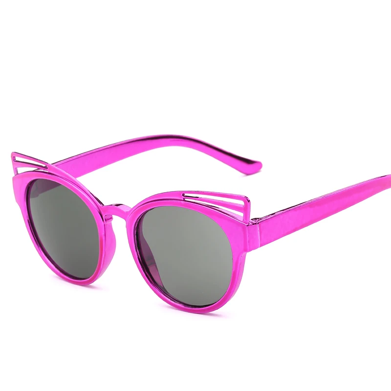 

Laura Fairy Fashion Style Children Steampunk Cateye Sunglasses 100%UV Protection Kids Sun Glasses oculos infantil 2017