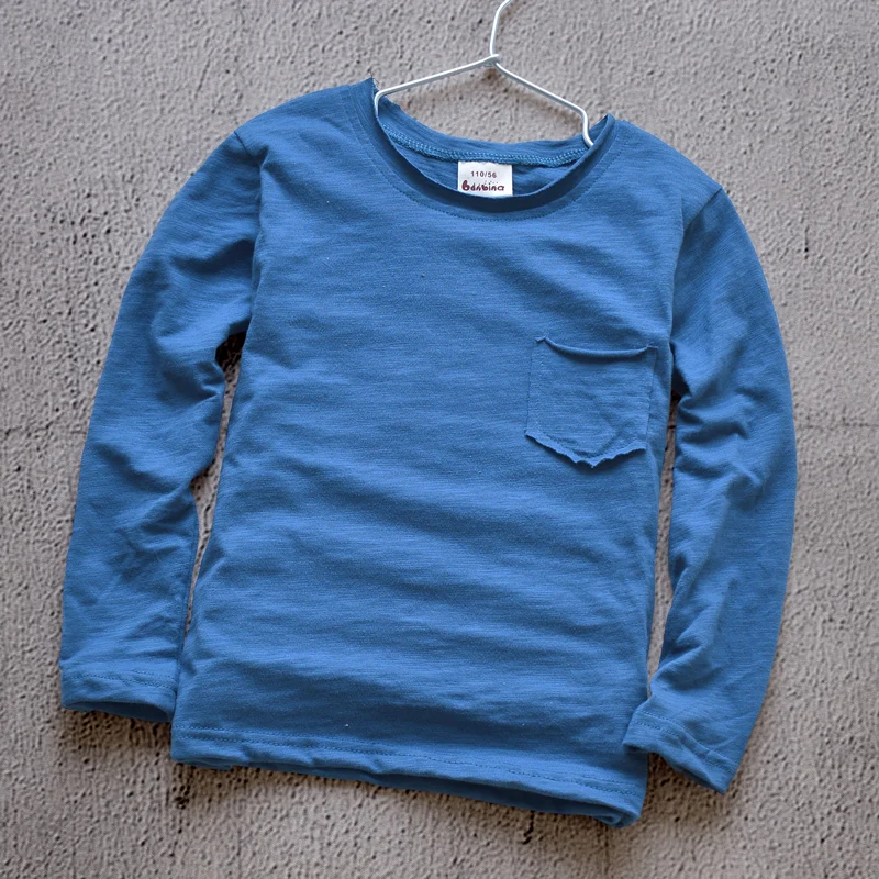 

Boys clothes 2016 spring &autumn long-sleeve T-shirt 100% cotton o-neck casual fashion girls clothing wear 3-14y kids tshirts