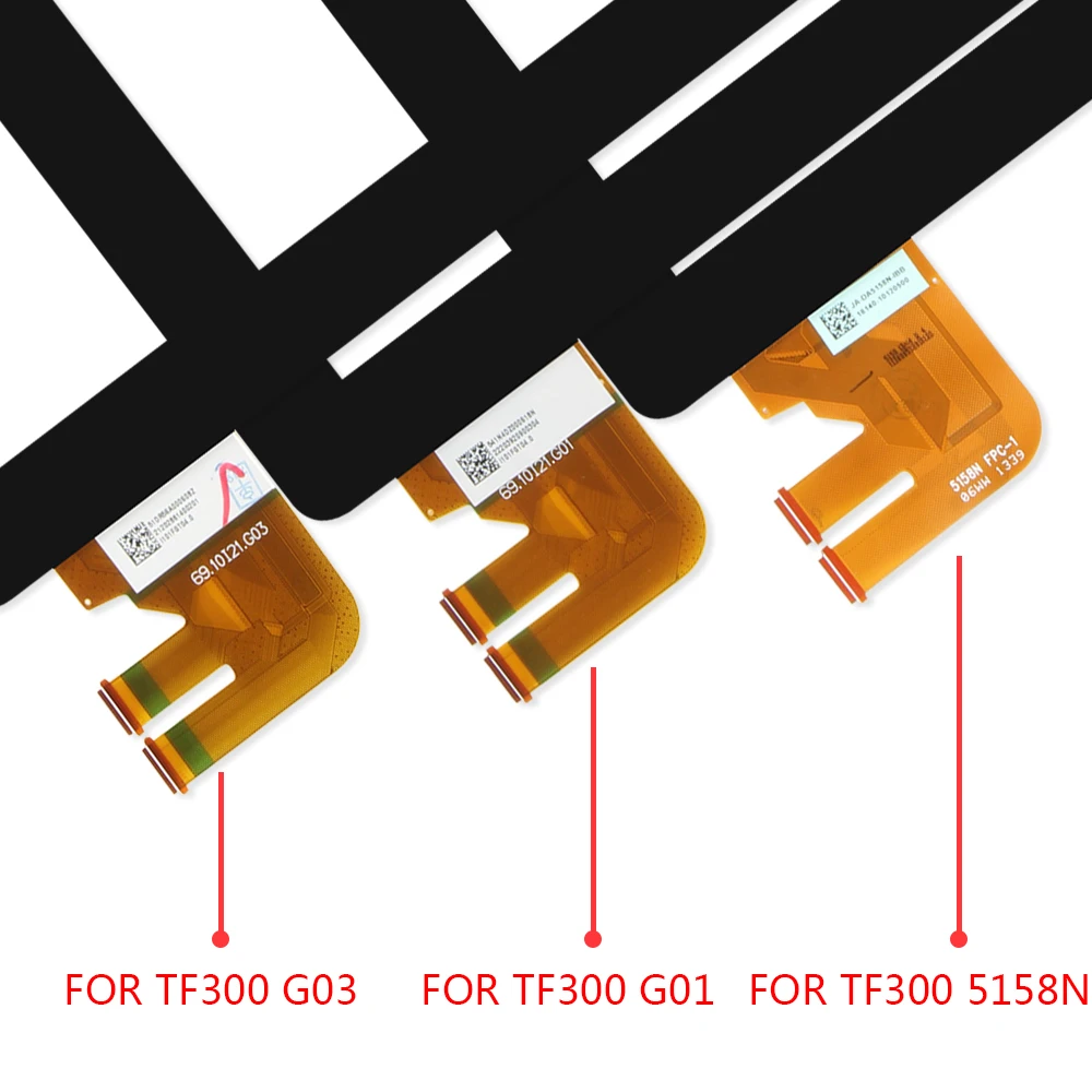 Для Asus Transformer Pad TF300 TF300T TF300TG TF300TL 69.10I21.G03 G01 5158N FPC-1 сенсорный экран панель дигитайзер стекло сенсор