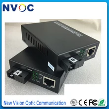 10/100/1000M Ethernet волоконный медиаконвертер, одиночное волокно, одиночный режим, 1310/1550, 1RJ45, 3 км, SC, внешний источник питания, евро зарядка