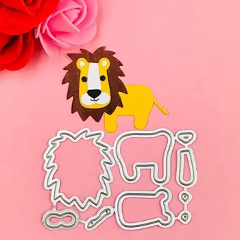 

King Lion Jungle animal Cutting Dies Stencils for DIY Scrapbooking/photo album Decorative Embossing DIY Paper Cards