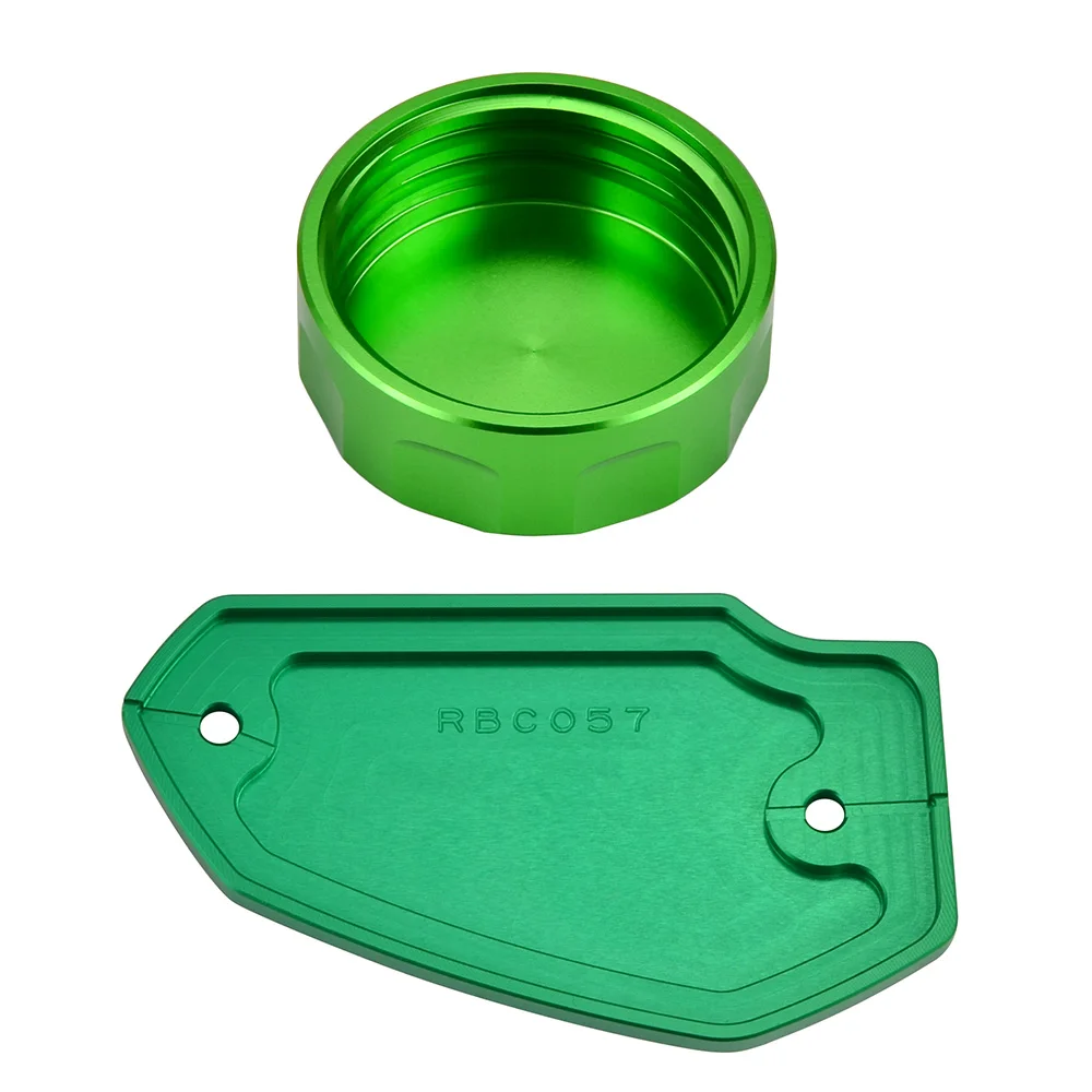 H2CNC Front Rear Brake Master Cylinder Reservoir Covers Caps Cases For KAWASAKI Ninja 400/R 2011-2018 Z650 2017-2018 VERSYS1000 2015-2018