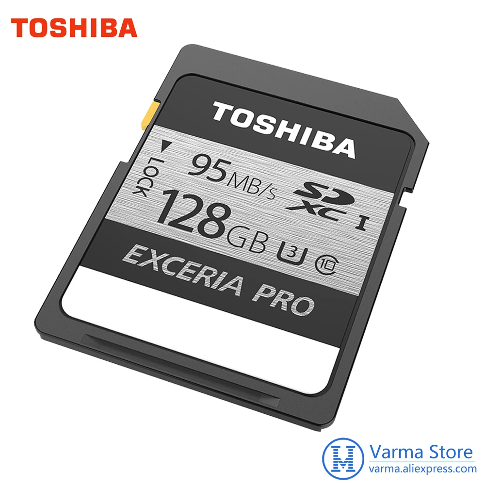 Toshiba exceria pro SD карта N401 SD флэш-карта SD карта памяти UHS-I U3 32 Гб 64 Гб 128 Гб класс 10 4K UltraHD SDHC SDXC