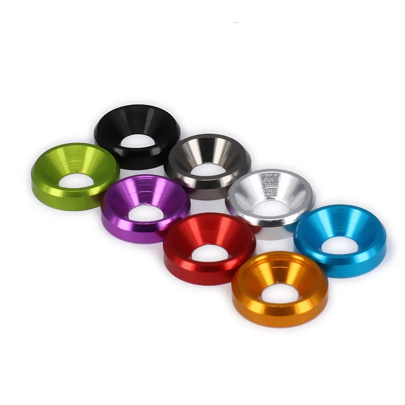 

8pcs alloy aluminum M3 3mm Flat Head Countersunk screw Washer x 8 for RC Hobby Model Car buggy truck upgraded Parts HSP