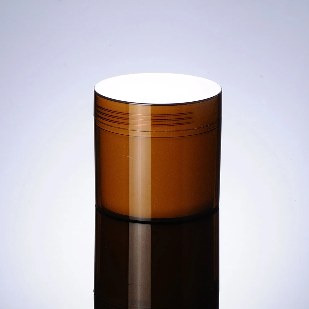 200g brown double layer cream bottle mask jarcosmetic container jar Cosmetic Jar Packaging | Красота и здоровье