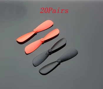 

20Pairs 45mm Fan Leaves Propeller Aperture 0.8mm Coreless Motor Paddle CW/CCW Left/Right Parts for RC Aircraft Micro Drone