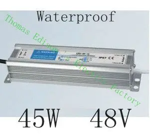 

DIANQI 48V 0.9A 45W waterproof power supply;AC11V / 220V input ac dc converter good quality