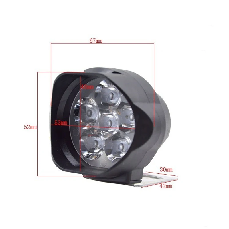 48v 60v 72v 84v Electric bike Scooter Motorcycle led Front Head light Powerful Ebike led driving Spotlight Wide Voltage 9-85v dc motorcycle led lights