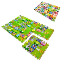 6 шт./компл. детские игрушки ковер-головоломка Коврики 60*60*2 см Коврик-пазл детские игровые коврики EVA коврик для детей ковер развивающий коврик Гома Эва(этиленвинилацетат
