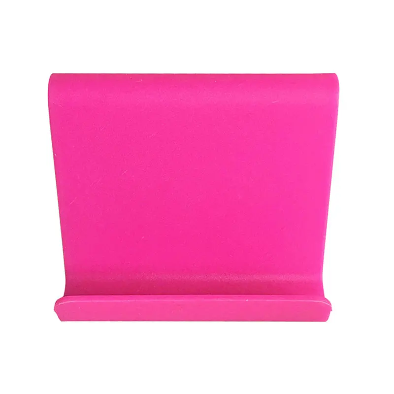 Портативный пластиковый настольный фиксированный Универсальный держатель для сотового телефона Подставка для планшета держатель для телефона Органайзер Домашний для хранения аксессуары - Цвет: pink