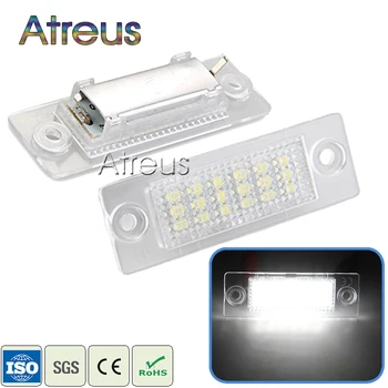 

2Pcs LED License Plate Light SMD3528 Number Plate Lamp 12V For VW Passat Touran Caddy Golf Plus Volkswagen Skoda Superb Jetta