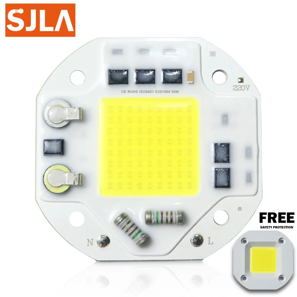 

2020 NEW Free Safety Protection 12V 220V 50W Light Source Led Flood Light Outdoor Wall Spot Refletor Exterior Foco DIY Bulb Lamp
