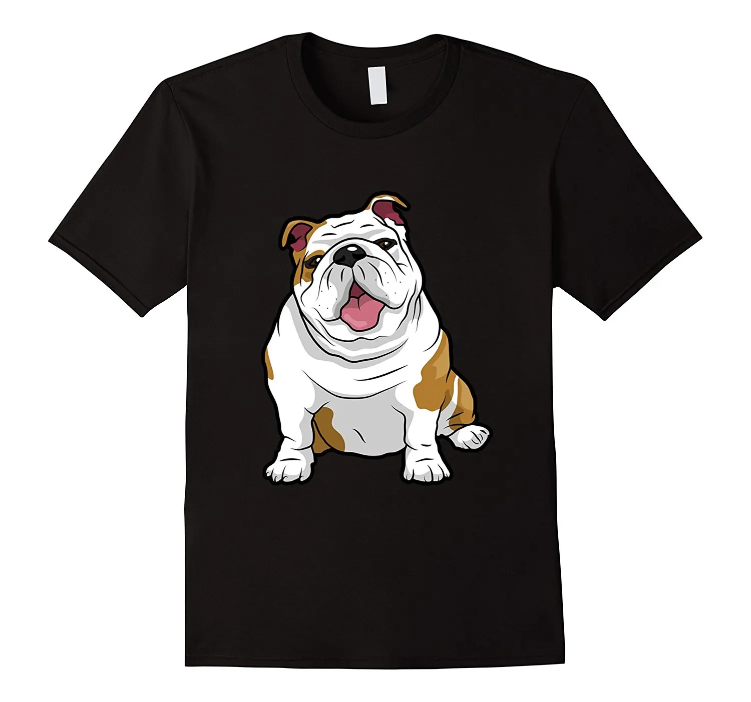 

2019 Newest Cotton Cool Design 3D Tee Shirts English Bulldogs Awesome Funny Bulldog Pups Dogs Fitness T-Shirts