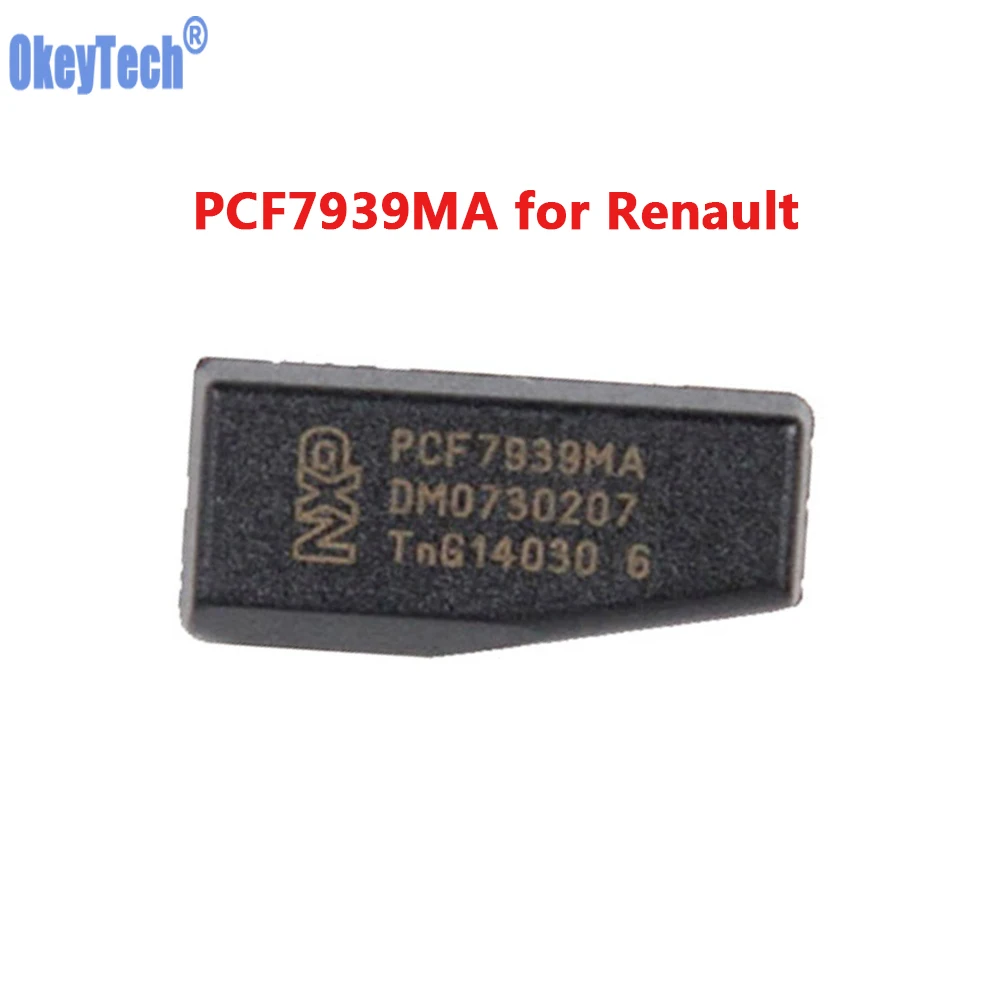 OkeyTech PCF7939MA PCF7939 TP39 Автомобильный ключ чип транспондер пустые чипы для Renault авто ключ Керамический чип