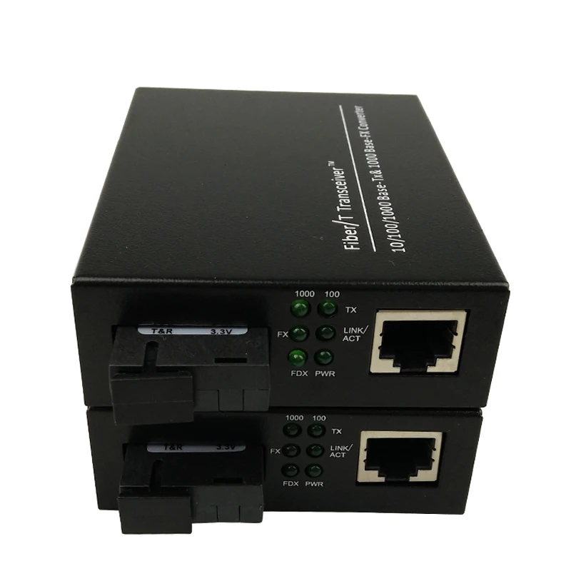 imágenes para 1 par 1000 de la base 1.25G RJ45 Enternet modo Simplex Fibra Óptica Media Converter SC Netlink transceptor de fibra óptica convertidor 20 KM imágenes para 1 par 1000 de la base 1.25G RJ45 Enternet modo Simplex Fibra Óptica Media Converter SC Netlink transceptor de fibra óptica convertidor 20 KM