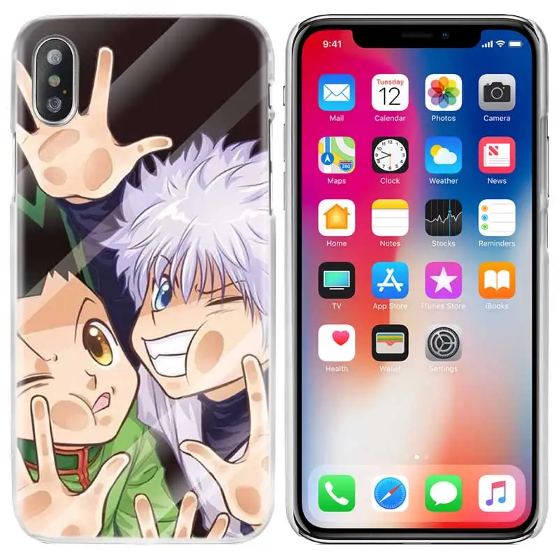 Чехол BinYeae Hunter X Hunter killua, прозрачный жесткий PCPlastic чехол для iPhone XS Max XR 7 8 6 6s Plus X 5 5S SE 5C 4 4S, чехол Fundas - Цвет: 04