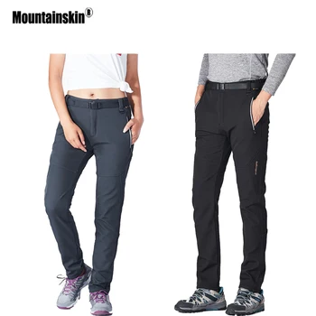 

Mountainskin Men's Women's Winter Outdoor Sports Winter Pants Windproof Thermal Camping Hiking Trousers Men Brand Clothing VA309