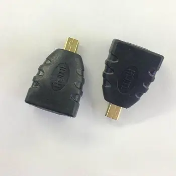 

50pcs Gold Plated Mini HDMI Female to Micro HDMI Male Converter Adapter HDMI Connector Extender High Quality