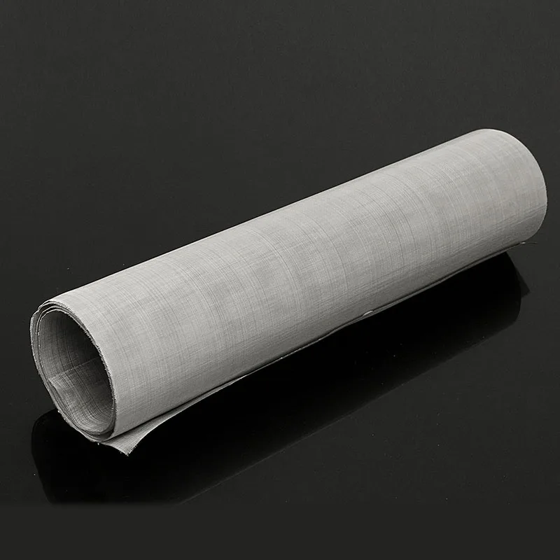 1 Roll 100 Mesh Stainless Steel Woven Wire Sheet Cloth Screen Filter 30 x 90cm Sheet Filtration Wire Filter Mesh