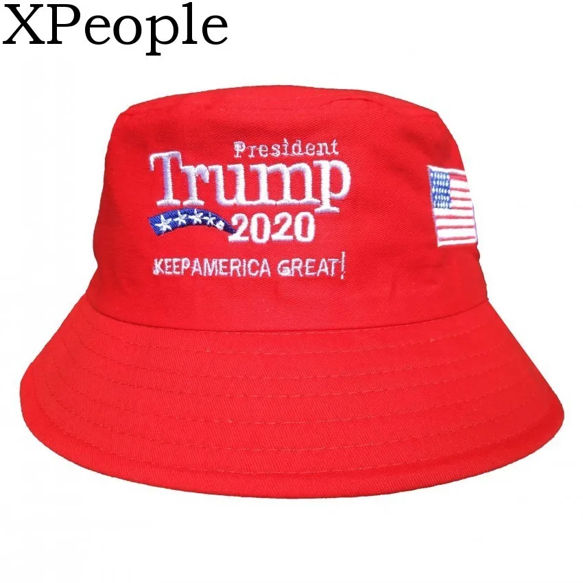 

XPeople Donald Trump Cap bucket hats Keep America Great MAGA Hat President 2020