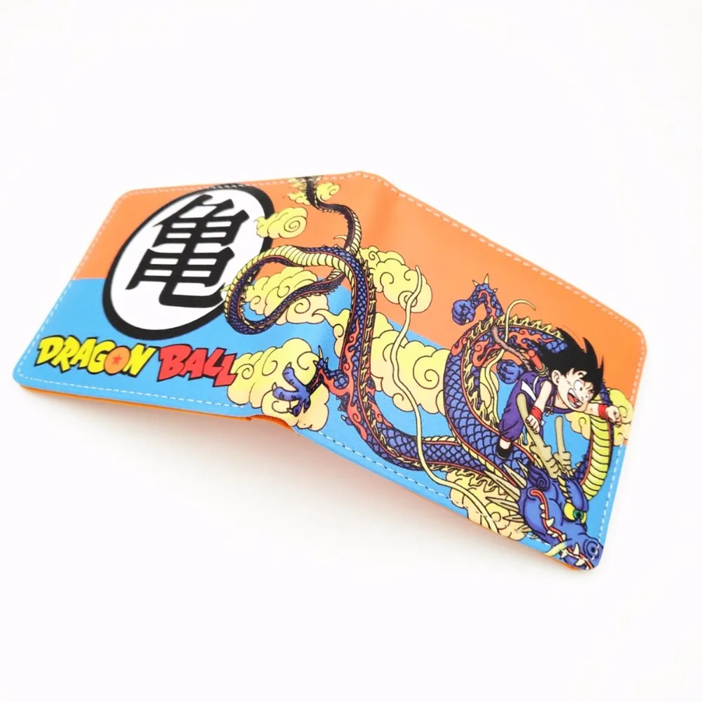 Japan anime Dragon Ball Z Wallet Young Men Women Students Cartoon Fashion Short Wallets coin ...