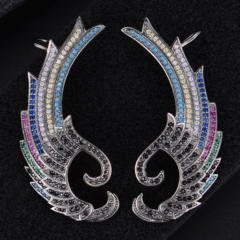 

missvikki Punk Style original Delicate CZ Earrings for women Cool Prom Party Jewelry Attractive Fashion Top Quality Accessories