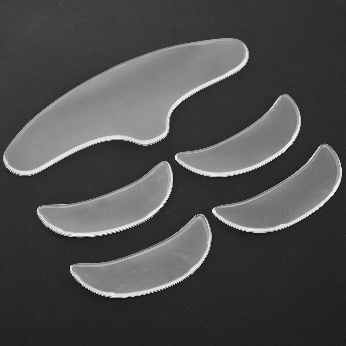 Shellhard 5pcs Anti Wrinkle Eye Face Pads Reusable Face Lifting Silicone Overnight Anti-aging Eliminate Prevent Face Wrinkle