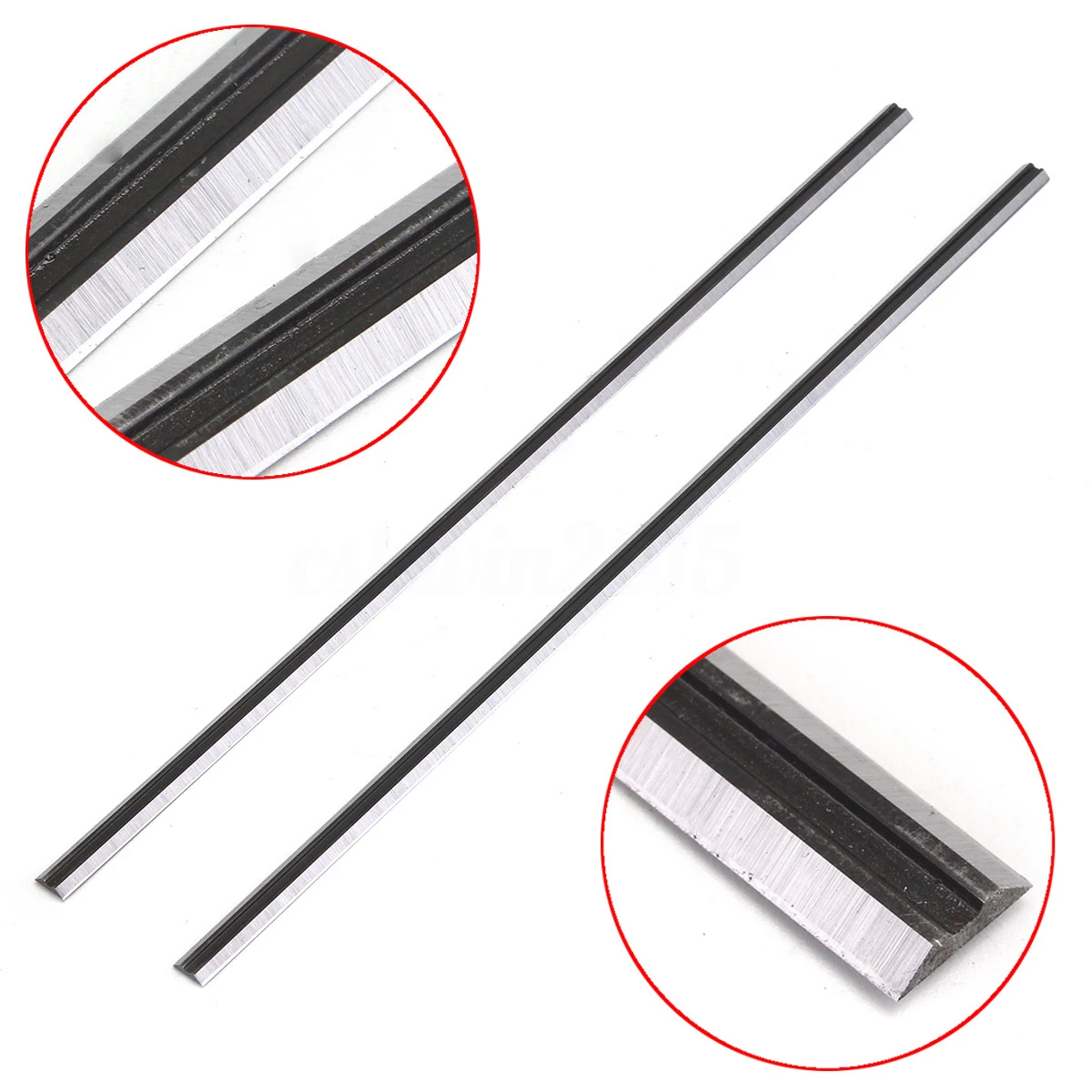 

2pcs New 12 inch HSS Planer Blade Silver Thickness 305mmx8mmx2mm For Makita 2012NB 2012 Woodworking Tools