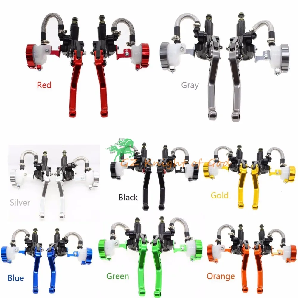 

Motorcycle Accessories 7/8" Brake & Clutch Levers Hydraulic Master Cylinder Reservoir For 125-600cc Motorcycles Yamaha YZF R125