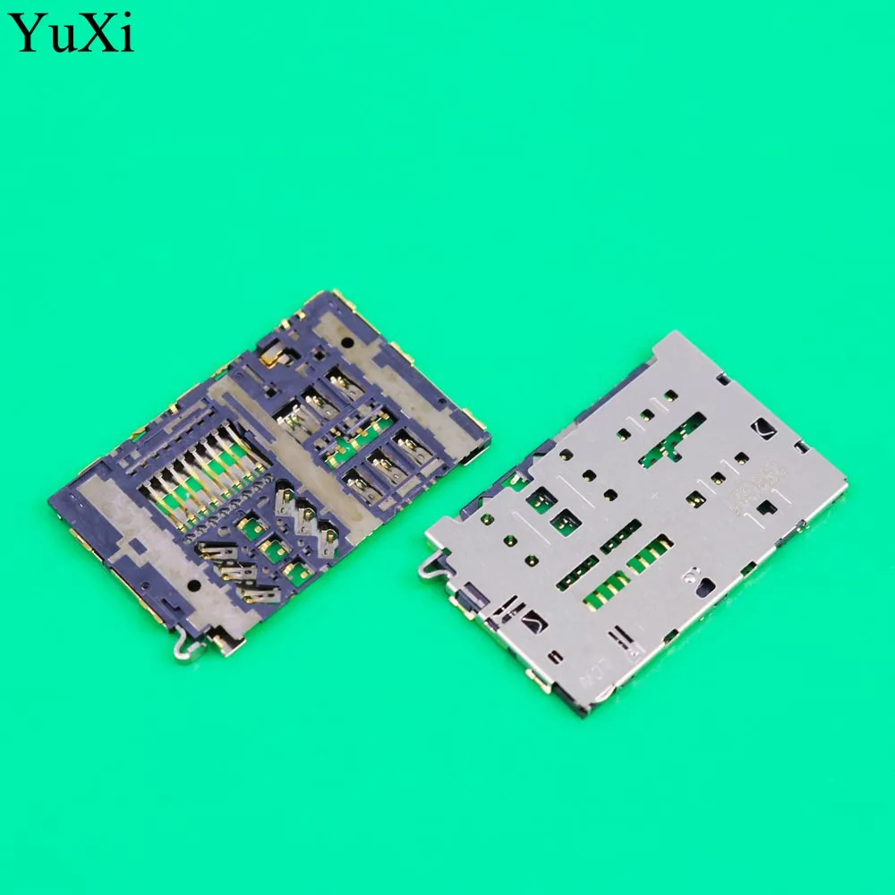 

YuXi SD TF SIM Card Reader Socket SIM Card Slot for Samsung Galaxy J3 J5 J7 pro 2017 J330F J530F J730F J330 J530 J730 FD/DS