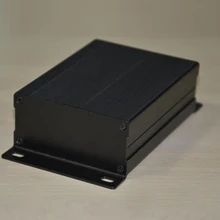 Алюминиевый корпус блока управления процессором электронный корпус проекта электрическая коробка DIY 76x35x100 мм