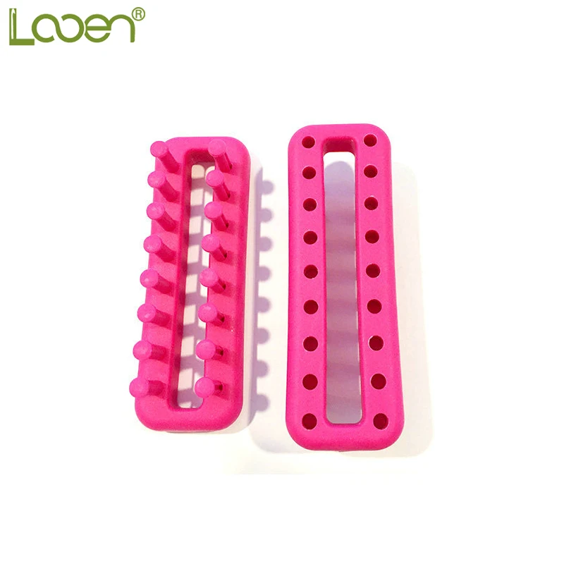

Looen Brand 2017 New Rose Color High Quality Plastic Mini - DIY Hand Tools Creative DIY Scarf Weaving / Wool weaving / Crochet