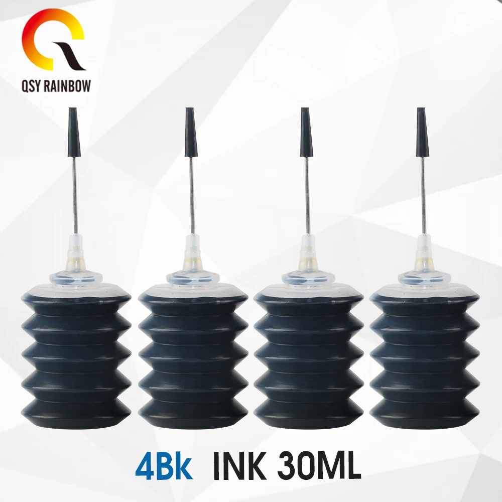 CMYK Supplies 4 bk универсальный запасной черный совместимый Заправка чернилами для Brother/CANON для Epson Для hp Printer, инструкция по эксплуатации на струйный принтер