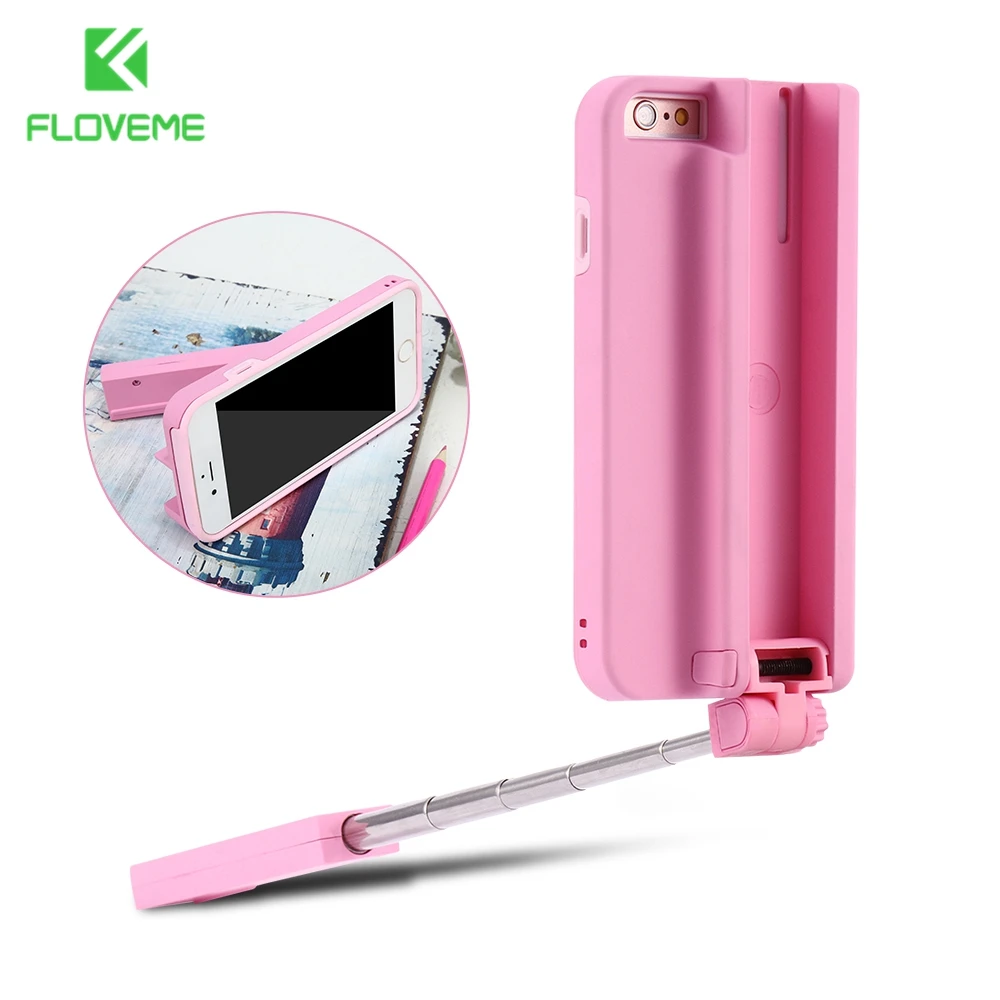 bilder für FLOVEME Selfie Stick Fall Für iPhone 6 6 s Plus Bluetooth Handheld Kamera selbstauslöser Hebel Retractable-Abdeckung für iPhone 6 s bilder für FLOVEME Selfie Stick Fall Für iPhone 6 6 s Plus Bluetooth Handheld Kamera selbstauslöser Hebel Retractable-Abdeckung für iPhone 6 s
