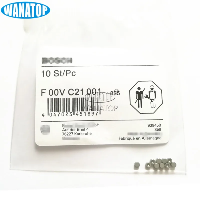 Шарикоподшипник Common Rail F00VC21001 F 00V C21 001 для инжектора 0445120 стальной шарик (10