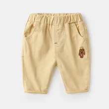 Летние шорты для детей укороченные штаны для мальчиков и девочек, одежда для малышей с вышивкой patte acrivern, милая модная спортивная одежда для детей